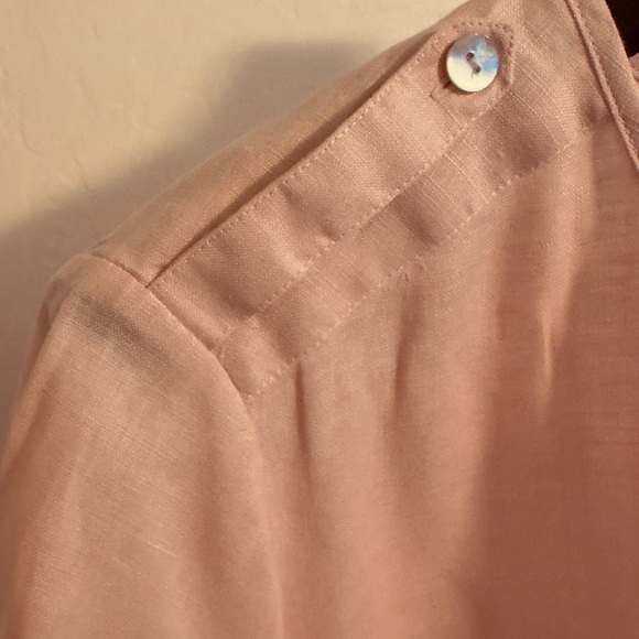 LINEN PLUS SIZE WOMEN SHIRT PRE OWNED - Picture 3 of 7